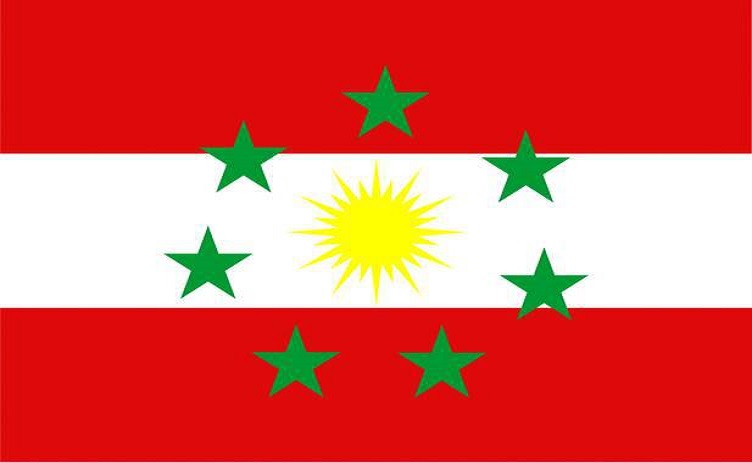 Ezidikhan national flag